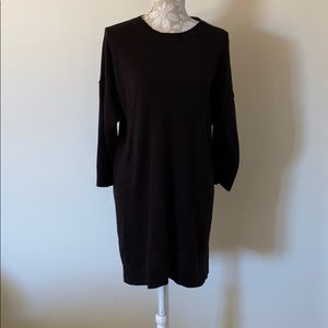 Black sweater dress